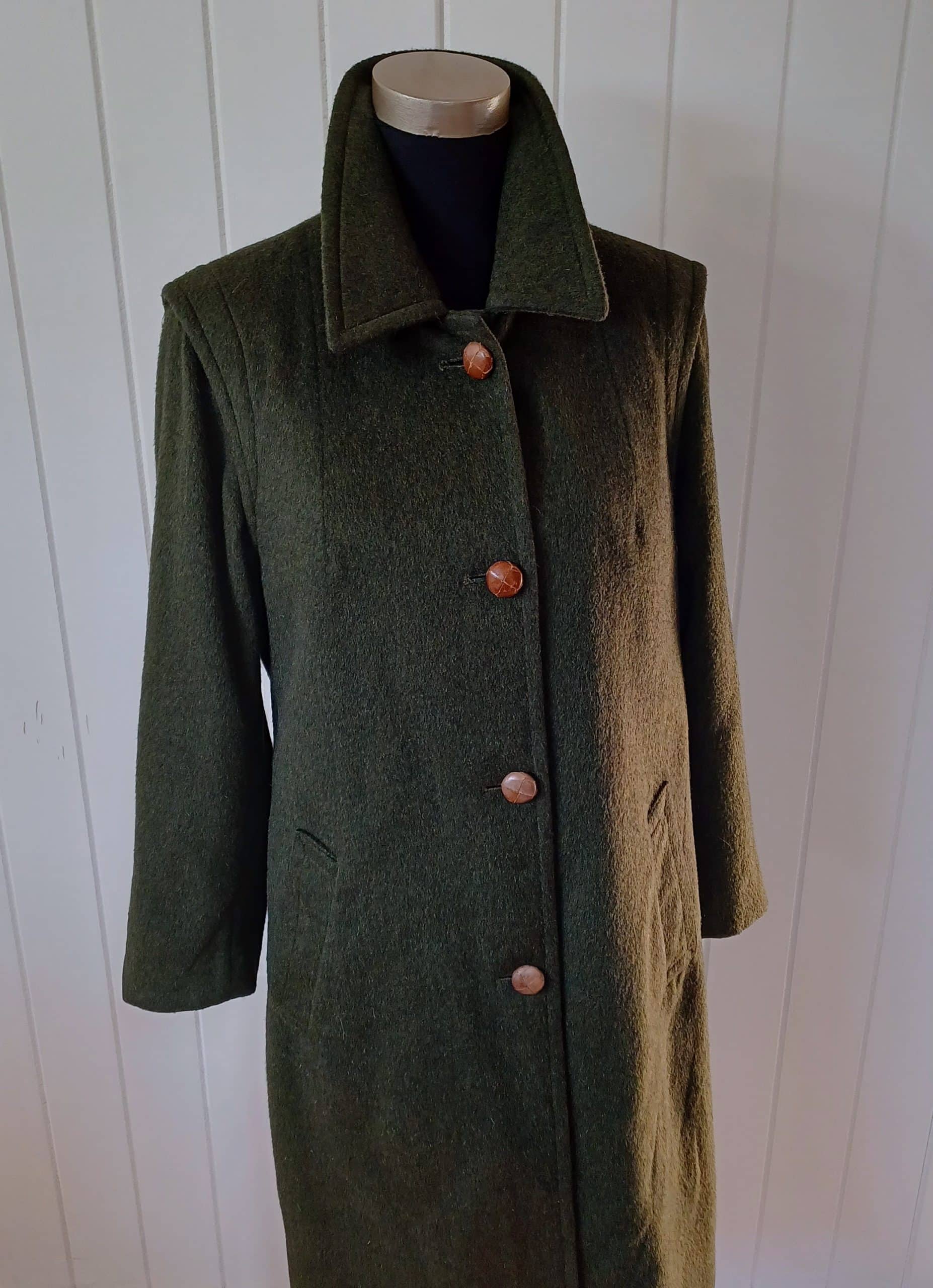 Loden Mohair Tyrolean Jacket khaki XL相当 Loden Mohair Tyrolean